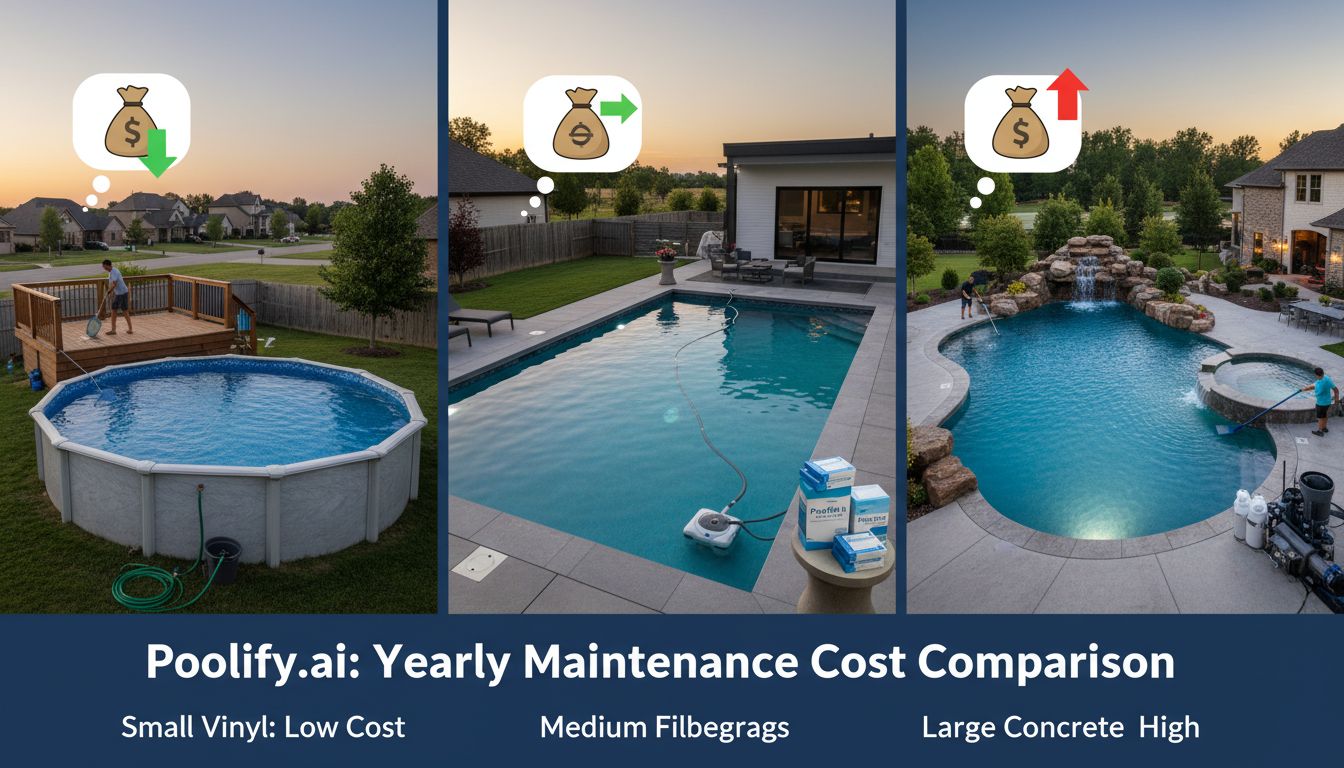 Pool Type and Size Impact on Pool Maintenance Cost Yearly - pool maintenance cost yearly