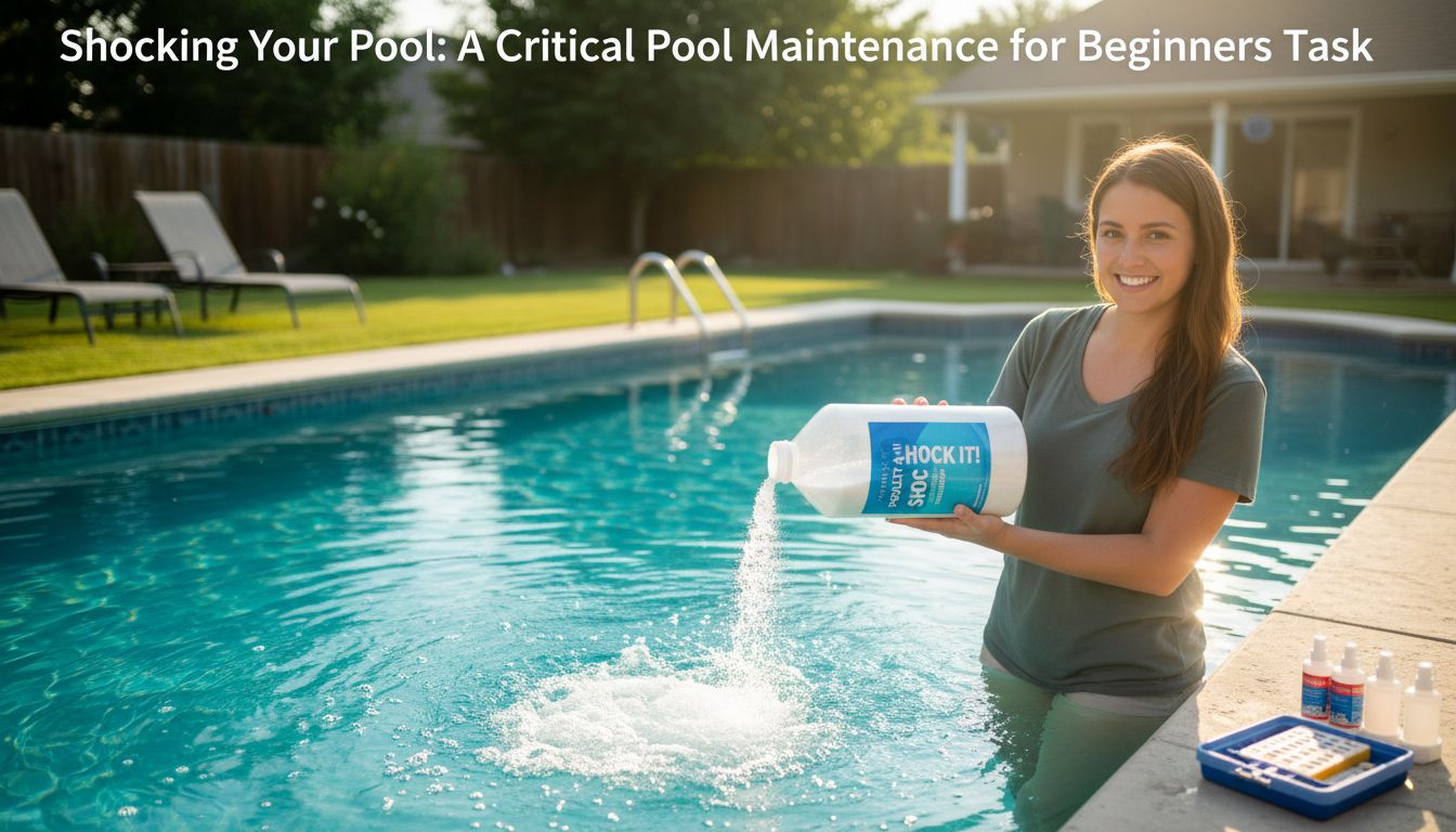 Shocking Your Pool: A Critical Pool Maintenance for Beginners Task - pool maintenance for beginners