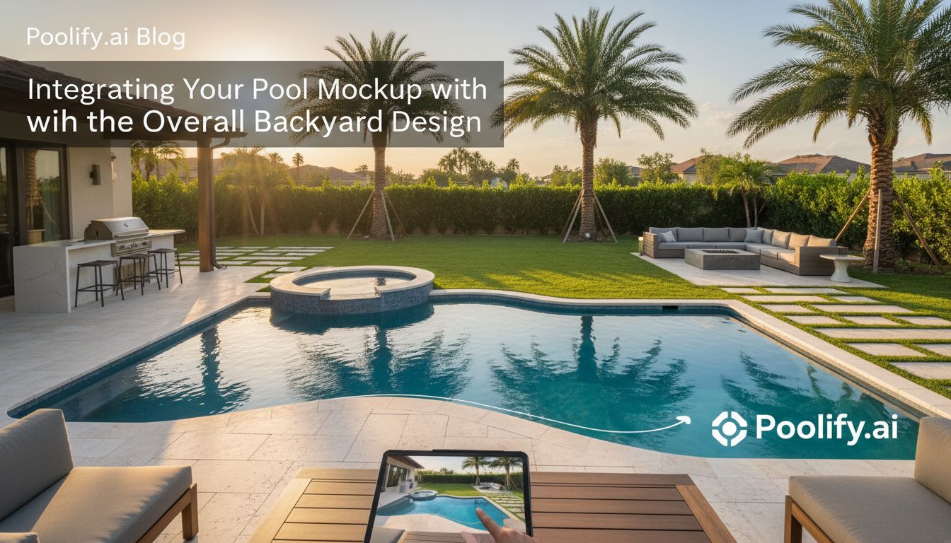 Integrating Your Pool Mockup with the Overall Backyard Design - pool mockup generator