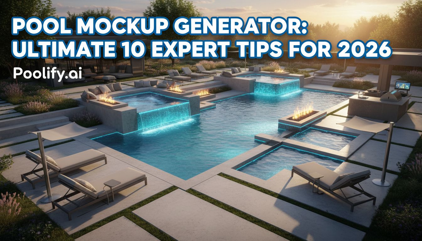 pool mockup generator