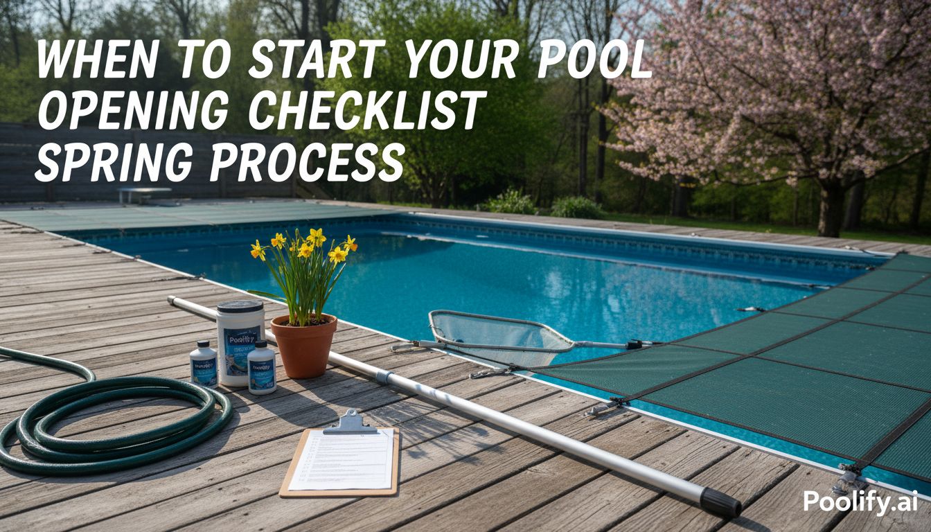 When to Start Your Pool Opening Checklist Spring Process - pool opening checklist spring