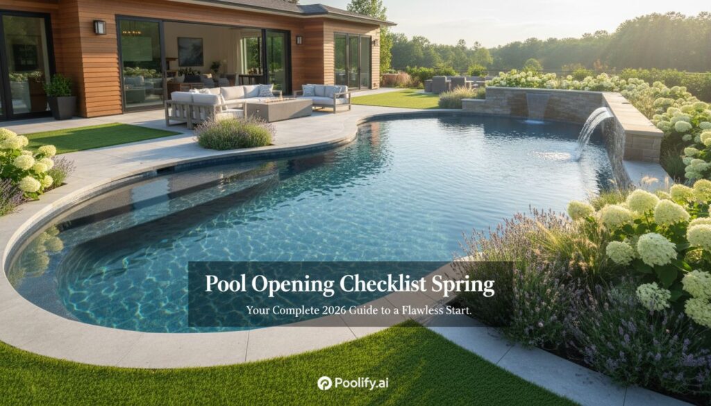 pool opening checklist spring