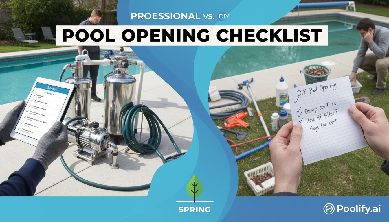 Professional vs. DIY Pool Opening Checklist Spring - pool opening checklist spring