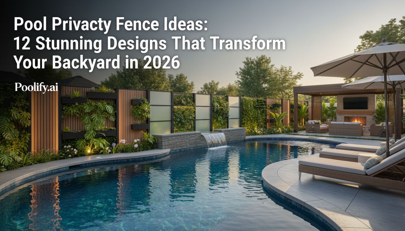 pool privacy fence ideas