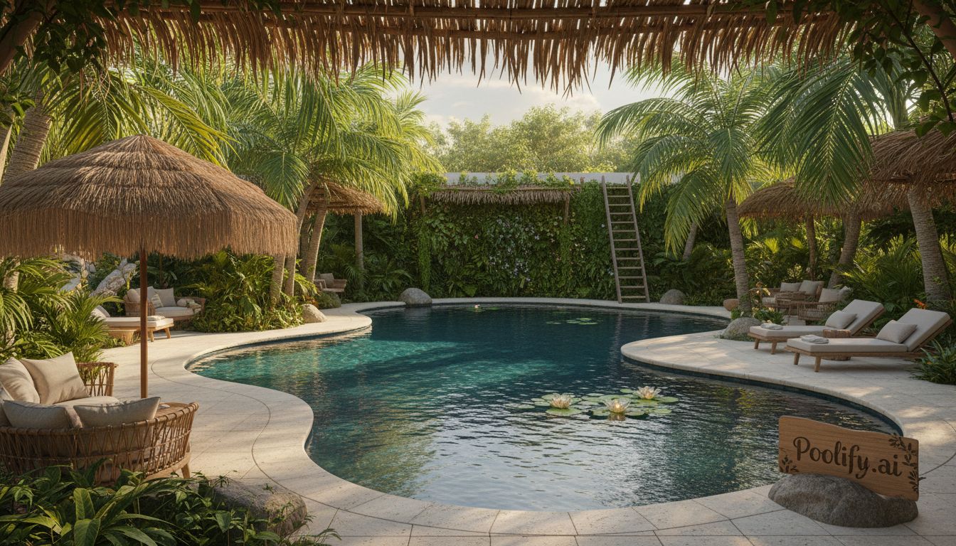 Natural and Eco-Friendly Pool Shade Ideas - pool shade ideas