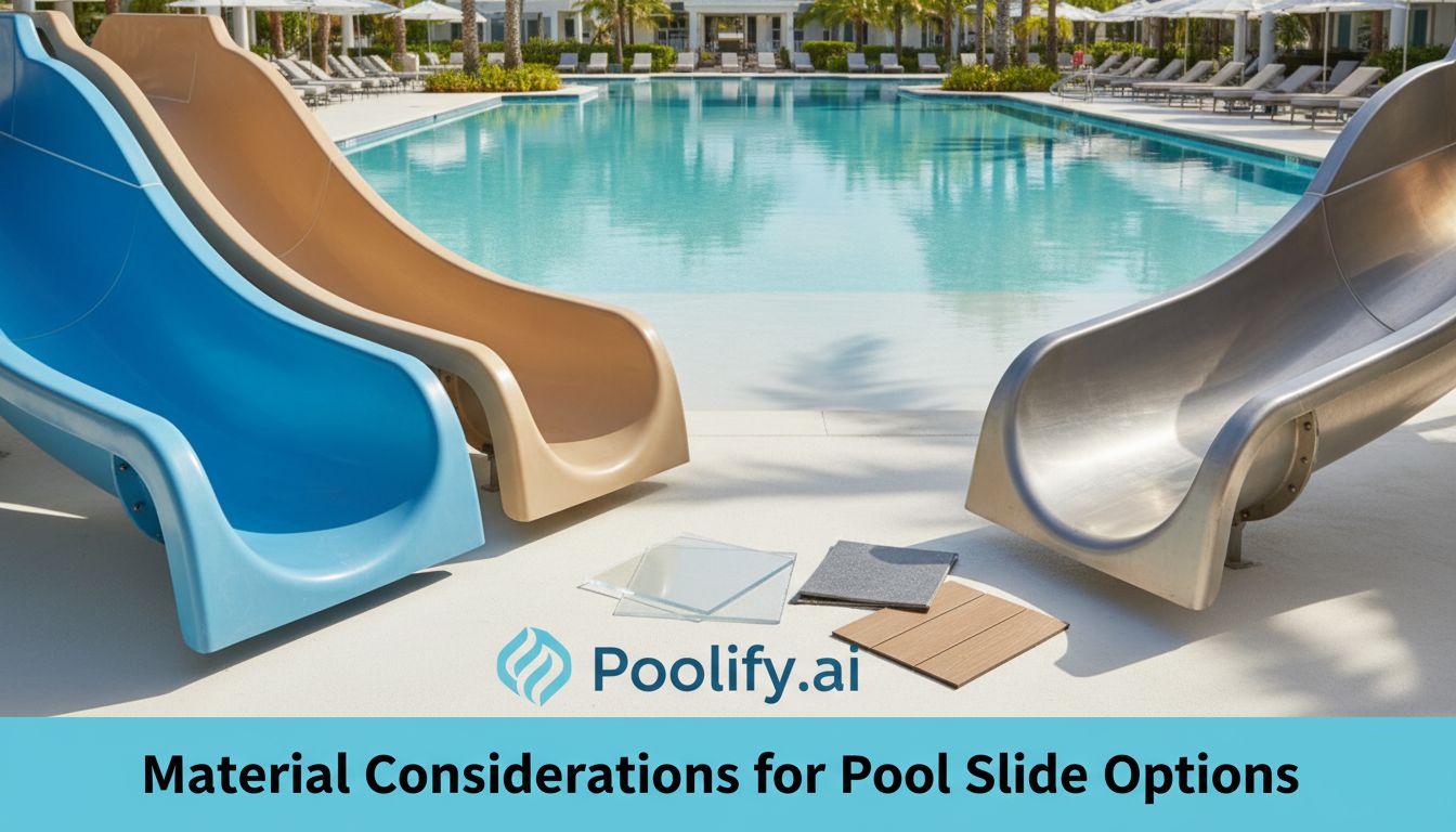 Material Considerations for Pool Slide Options - pool slide options