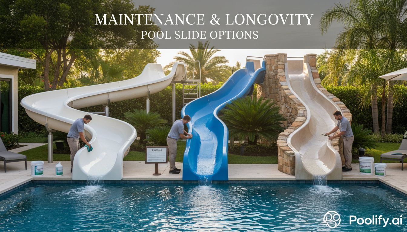 Maintenance and Longevity of Pool Slide Options - pool slide options