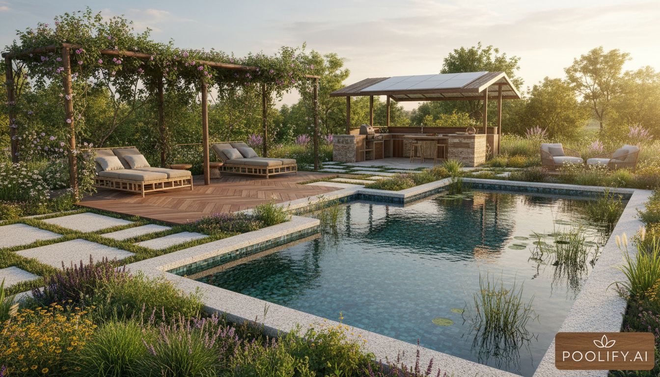 Sustainable and Eco-Friendly Pool Surround Ideas - pool surround ideas
