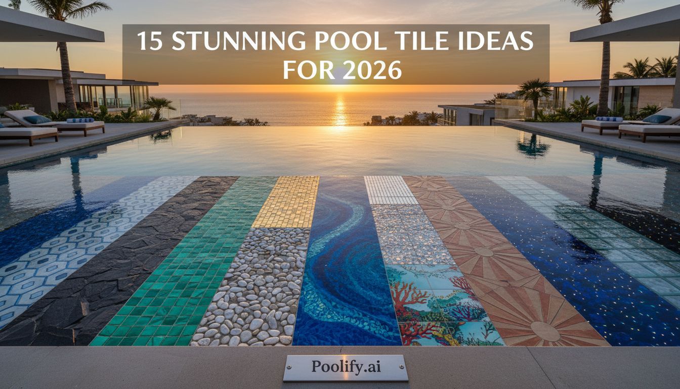 15 Stunning Pool Tile Ideas for 2026 - pool tile ideas