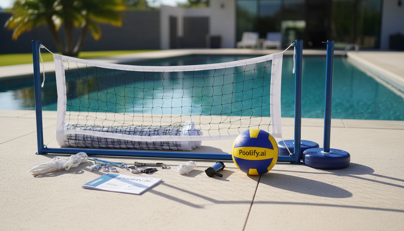 Essential Equipment for Pool Volleyball Net Setup - pool volleyball net setup