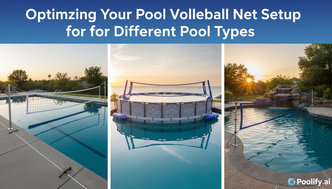 Optimizing Your Pool Volleyball Net Setup for Different Pool Types - pool volleyball net setup