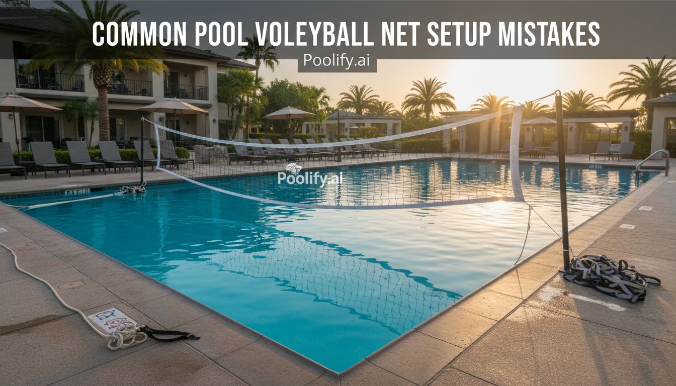 Common Pool Volleyball Net Setup Mistakes to Avoid - pool volleyball net setup