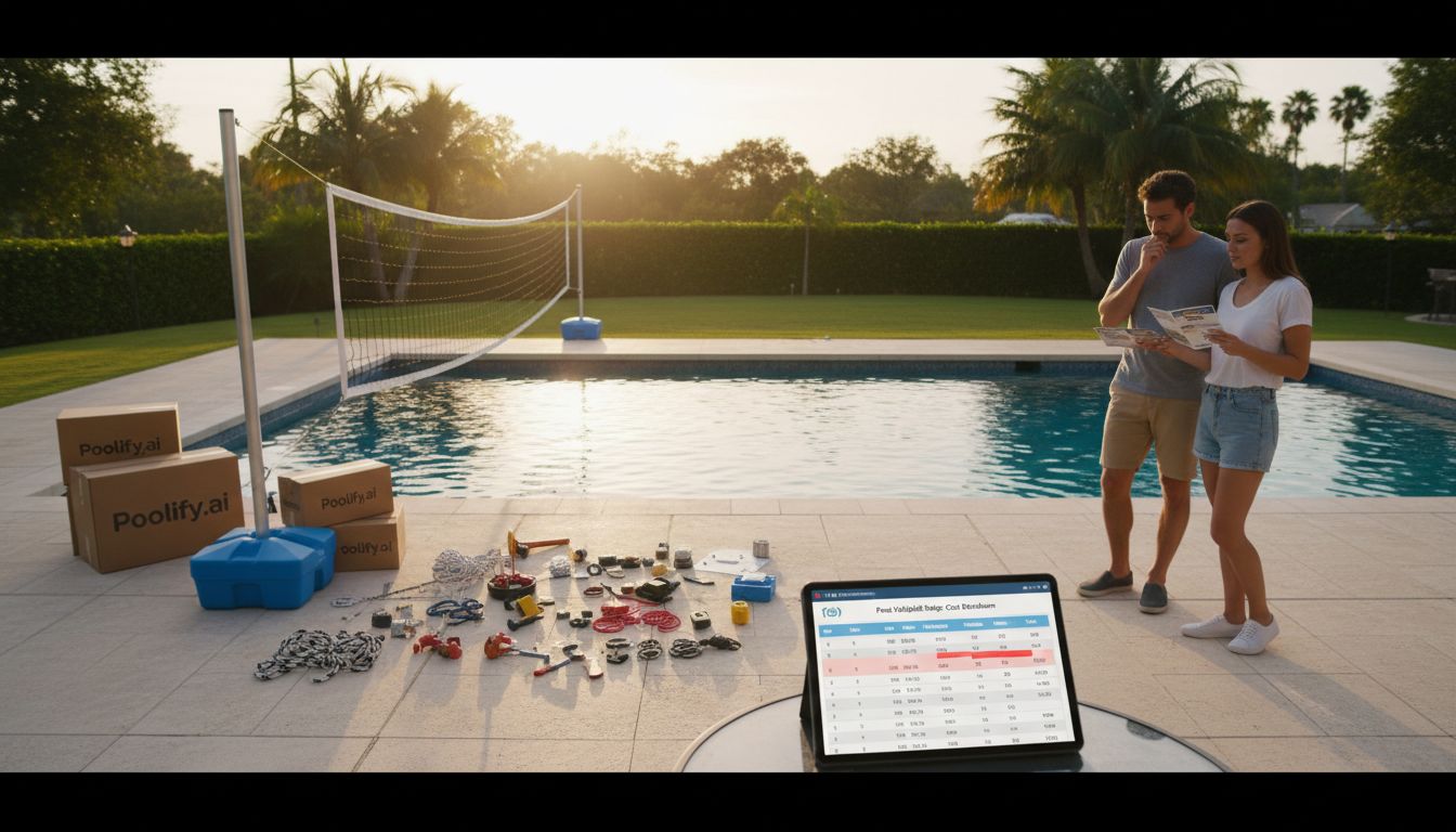 Cost Considerations for Pool Volleyball Net Setup - pool volleyball net setup