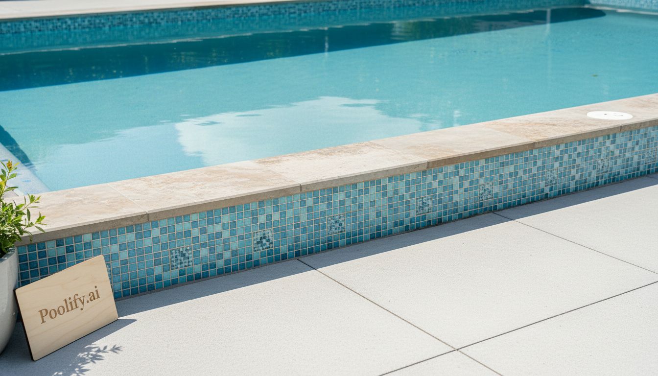 Budget-Friendly Pool Waterline Tile Ideas - pool waterline tile ideas
