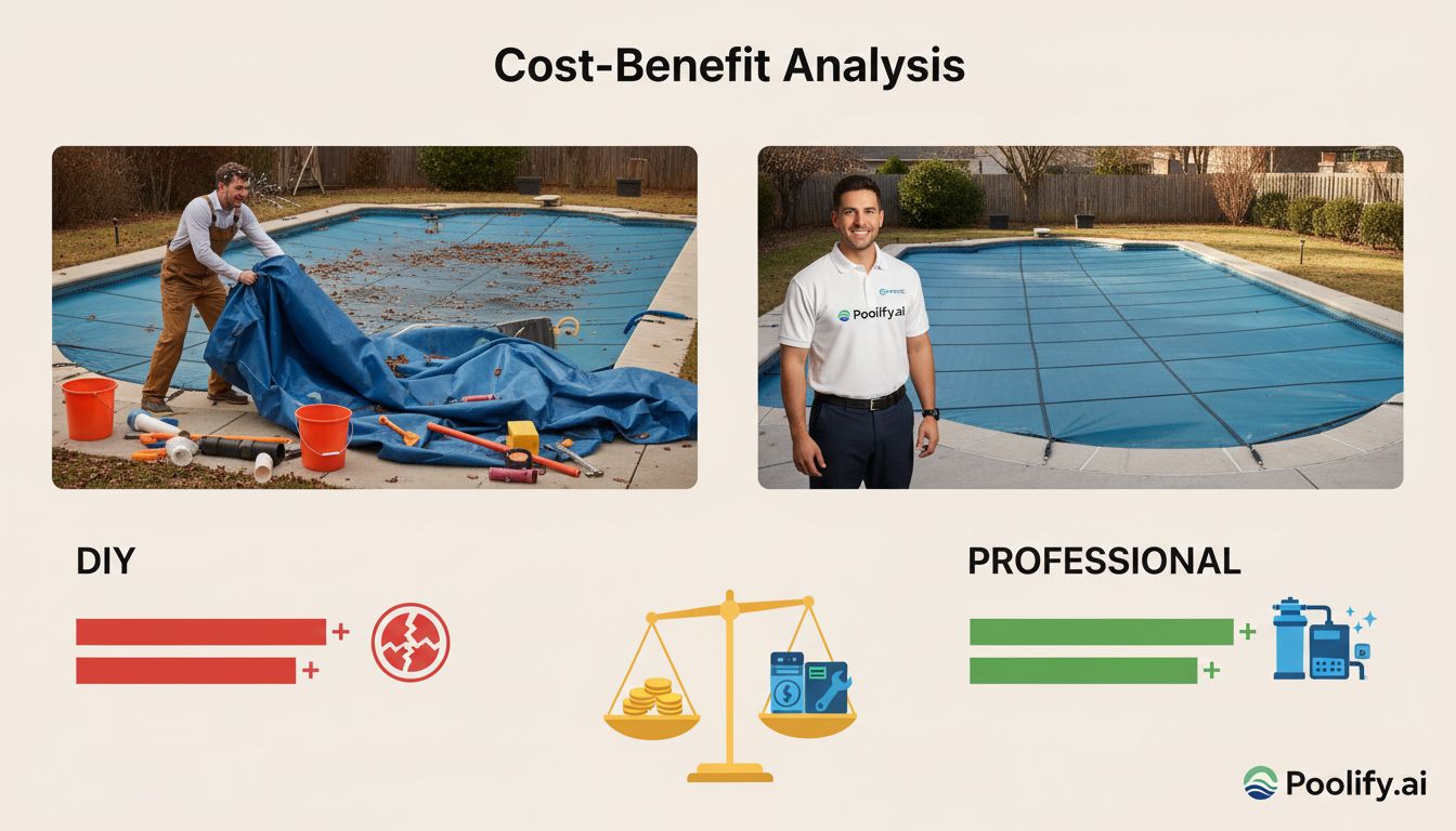 Cost-Benefit Analysis of DIY vs. Professional Winterization - pool winterization guide
