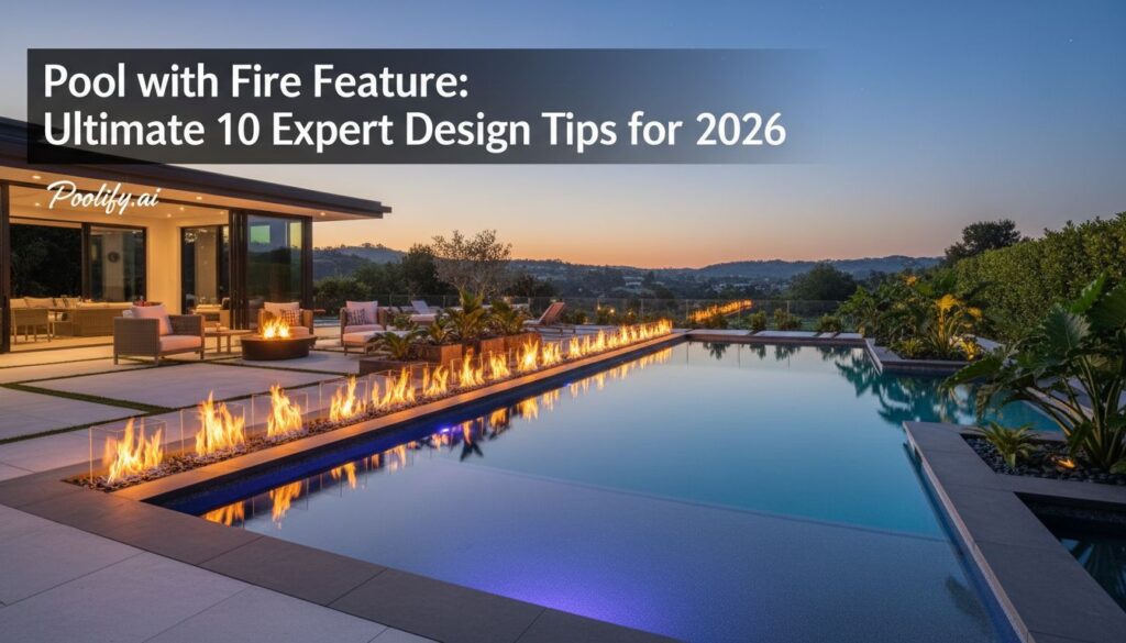 pool with fire feature