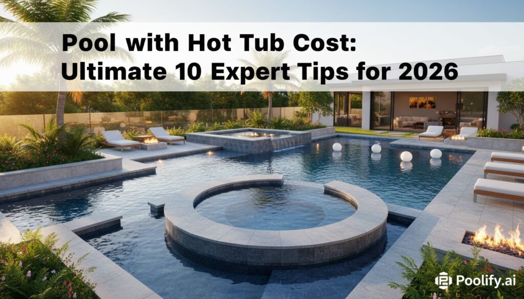 pool with hot tub cost