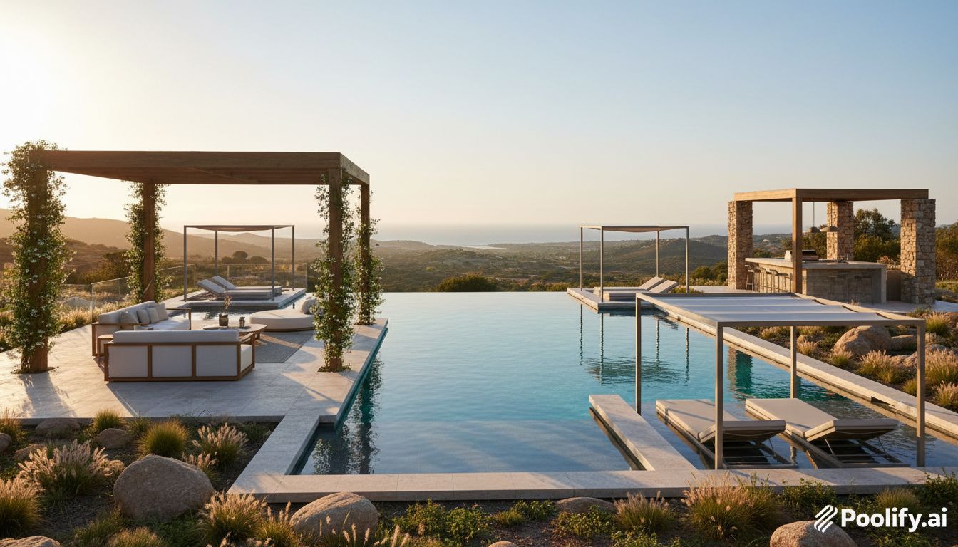 Strategic Placement for Pool with Pergola Designs - pool with pergola designs