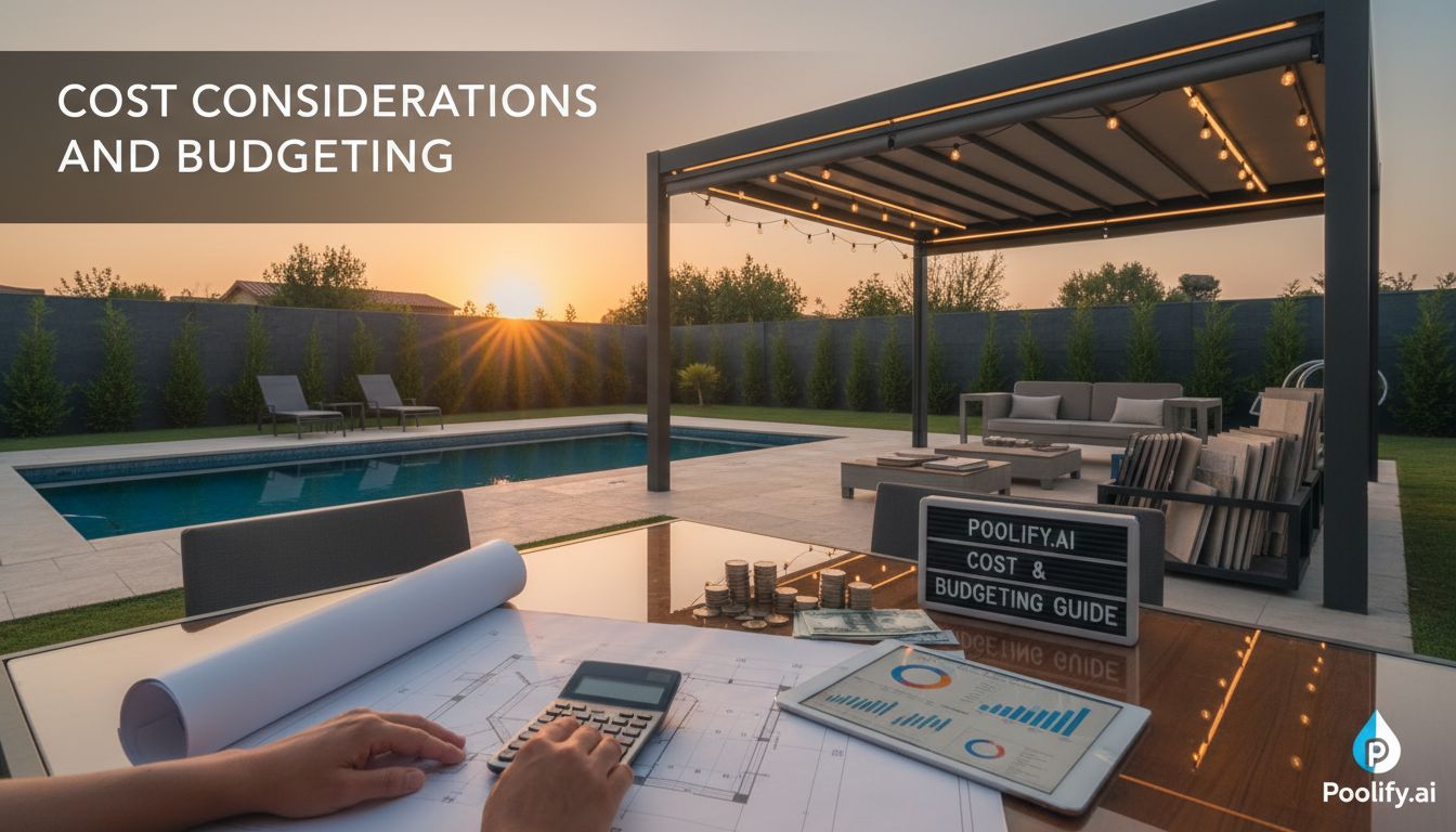 Cost Considerations and Budgeting - pool with pergola designs