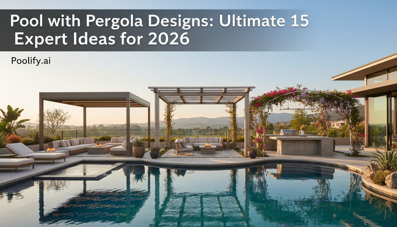 pool with pergola designs