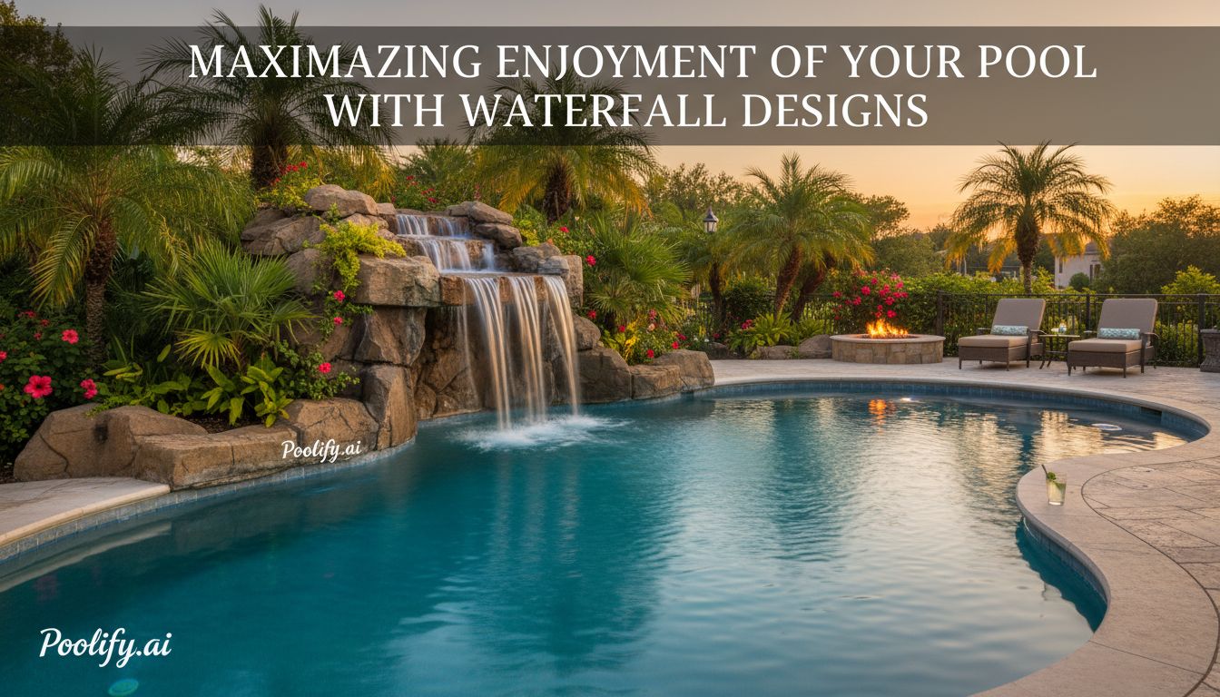 Maximizing Enjoyment of Your Pool with Waterfall Designs - pool with waterfall designs