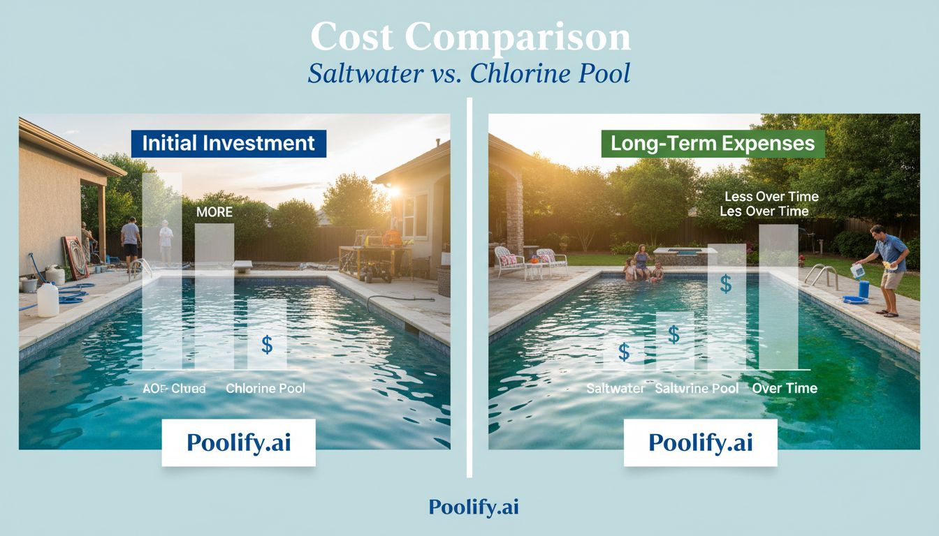 Cost Comparison: Initial Investment and Long-Term Expenses - saltwater pool vs chlorine pool