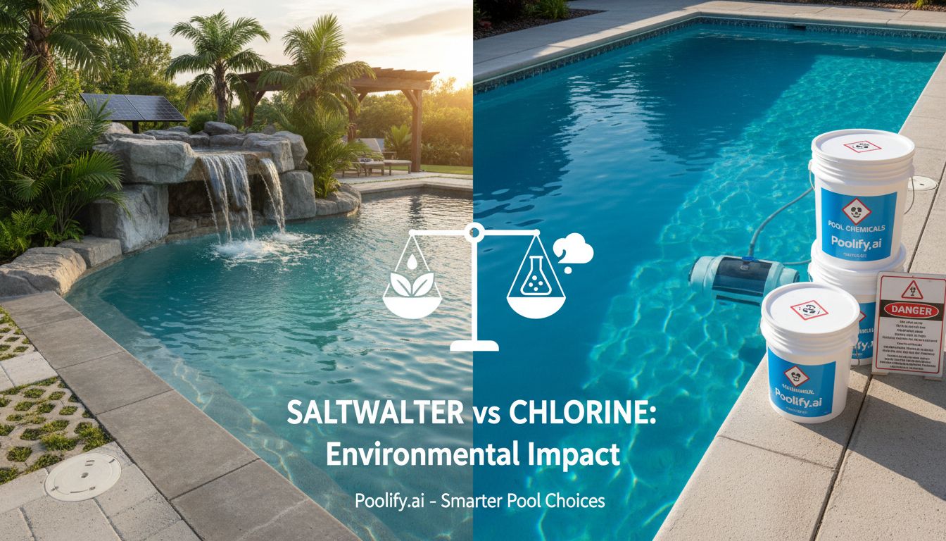 Environmental Considerations and Sustainability - saltwater pool vs chlorine pool