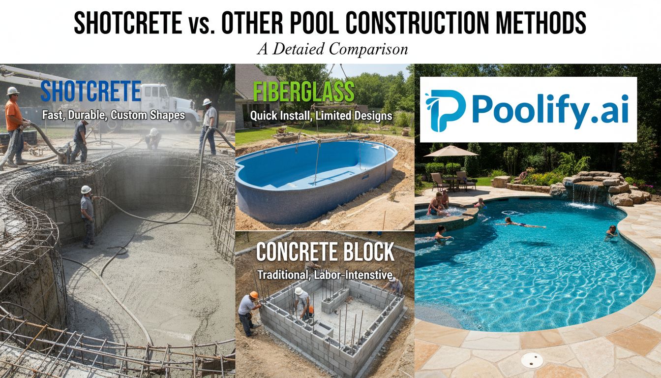 Shotcrete vs. Other Pool Construction Methods: A Detailed Comparison - shotcrete pool explained