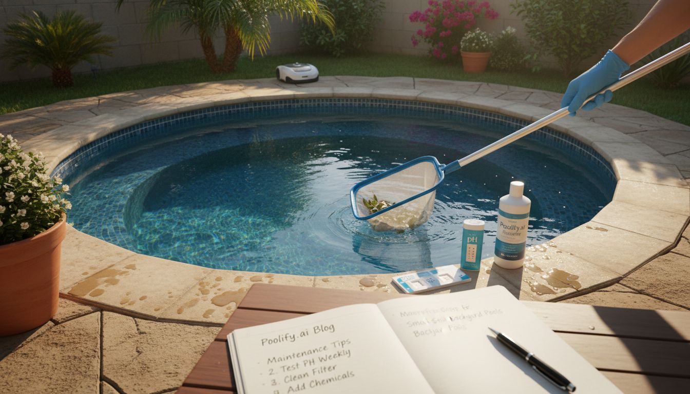 Maintenance Tips for Small Backyard Pools - small backyard pool ideas