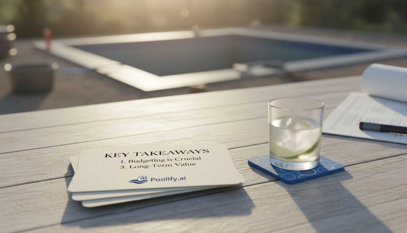 Key Takeaways - small pool cost