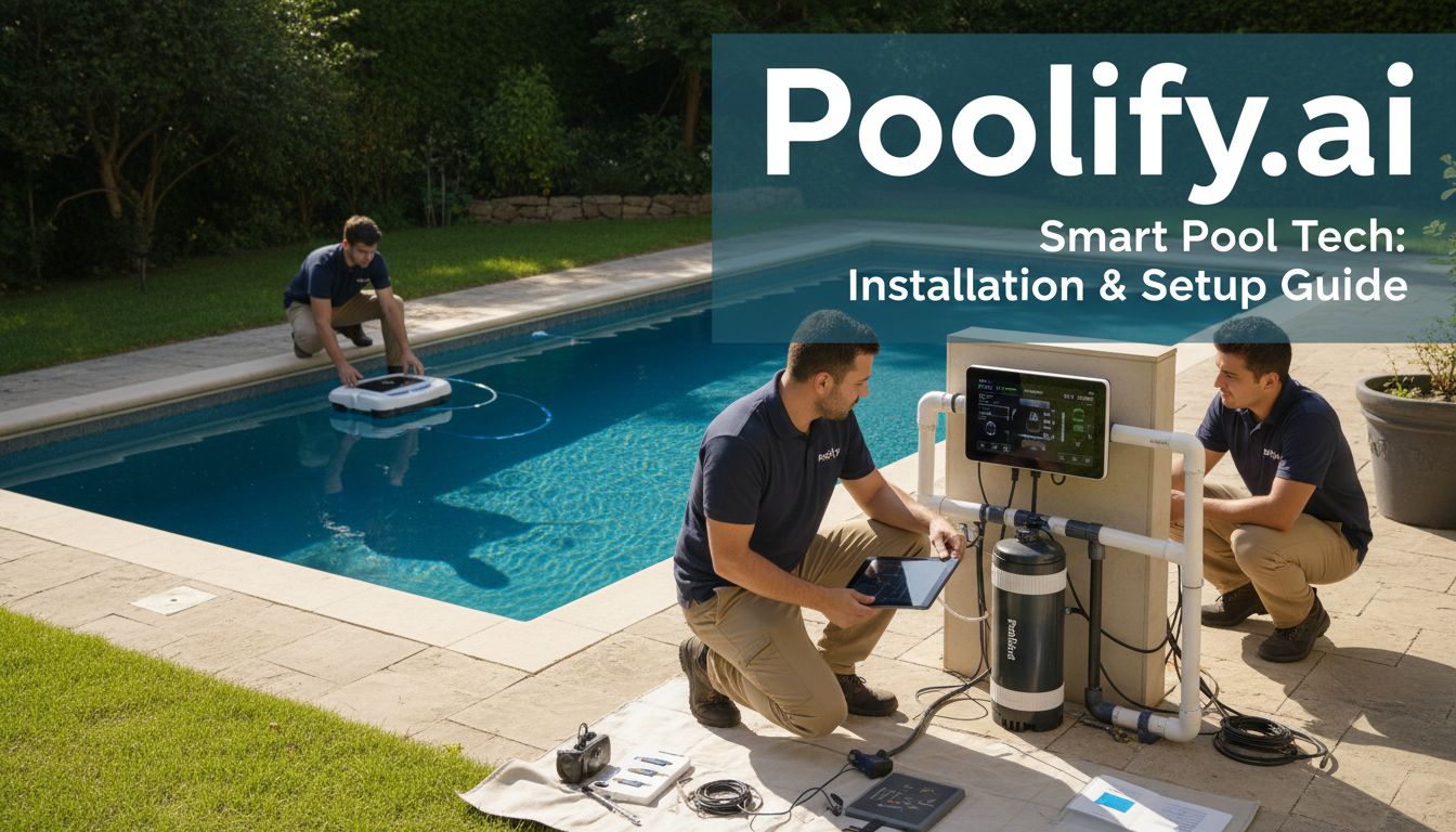 Installation and Setup of Smart Pool Technology - smart pool technology