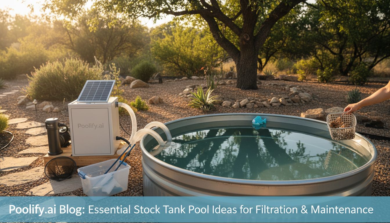 Essential Stock Tank Pool Ideas for Filtration and Maintenance - stock tank pool ideas