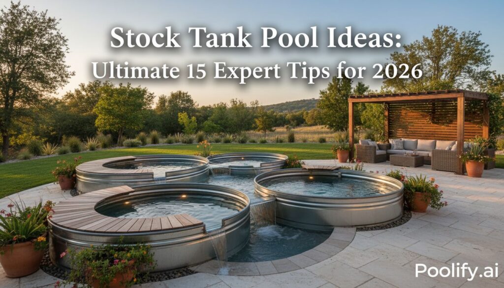 stock tank pool ideas