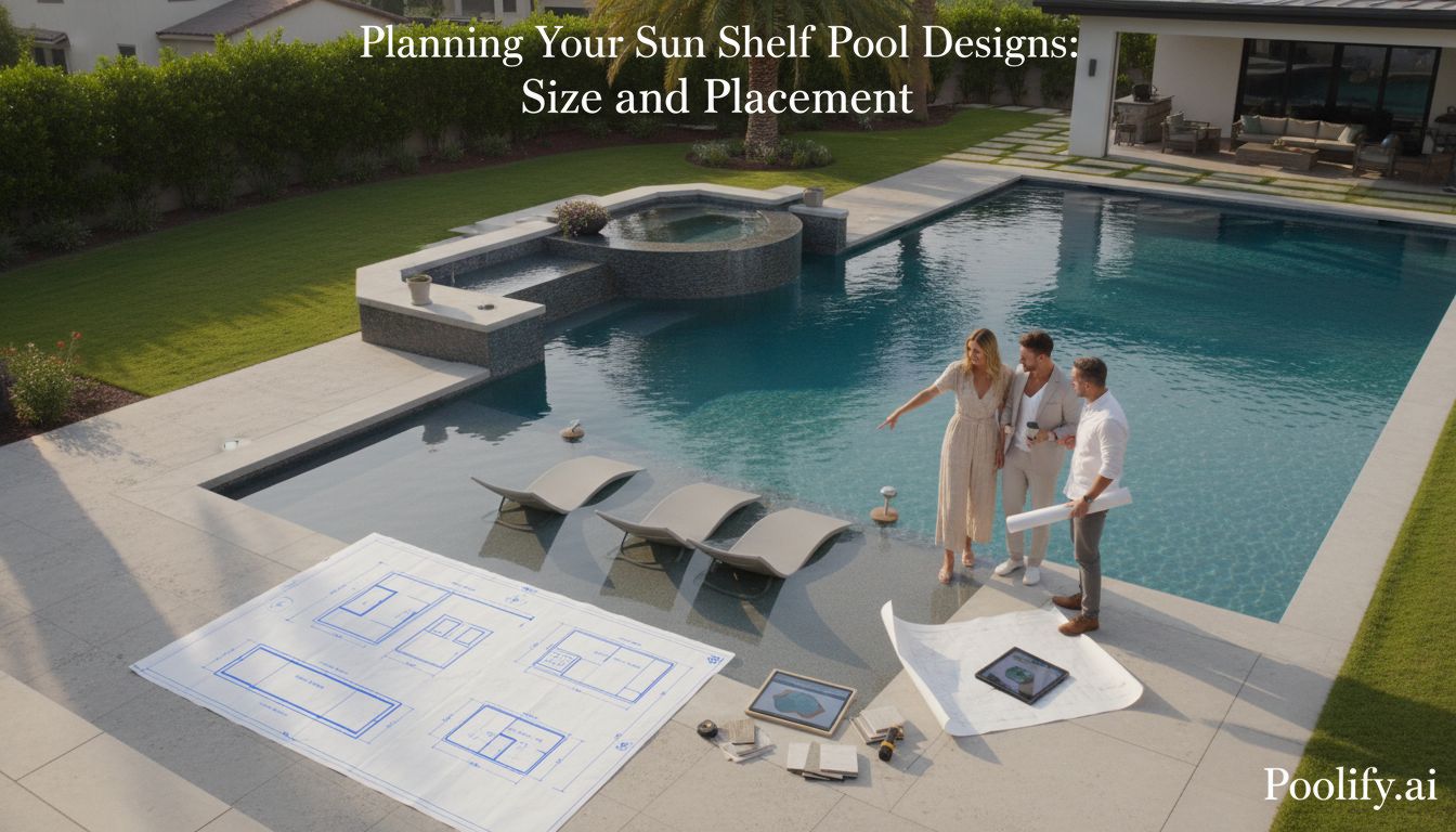 Planning Your Sun Shelf Pool Designs: Size and Placement - sun shelf pool designs