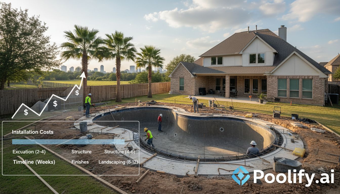 Swimming Pool Houston Installation Costs and Timeline - swimming pool houston