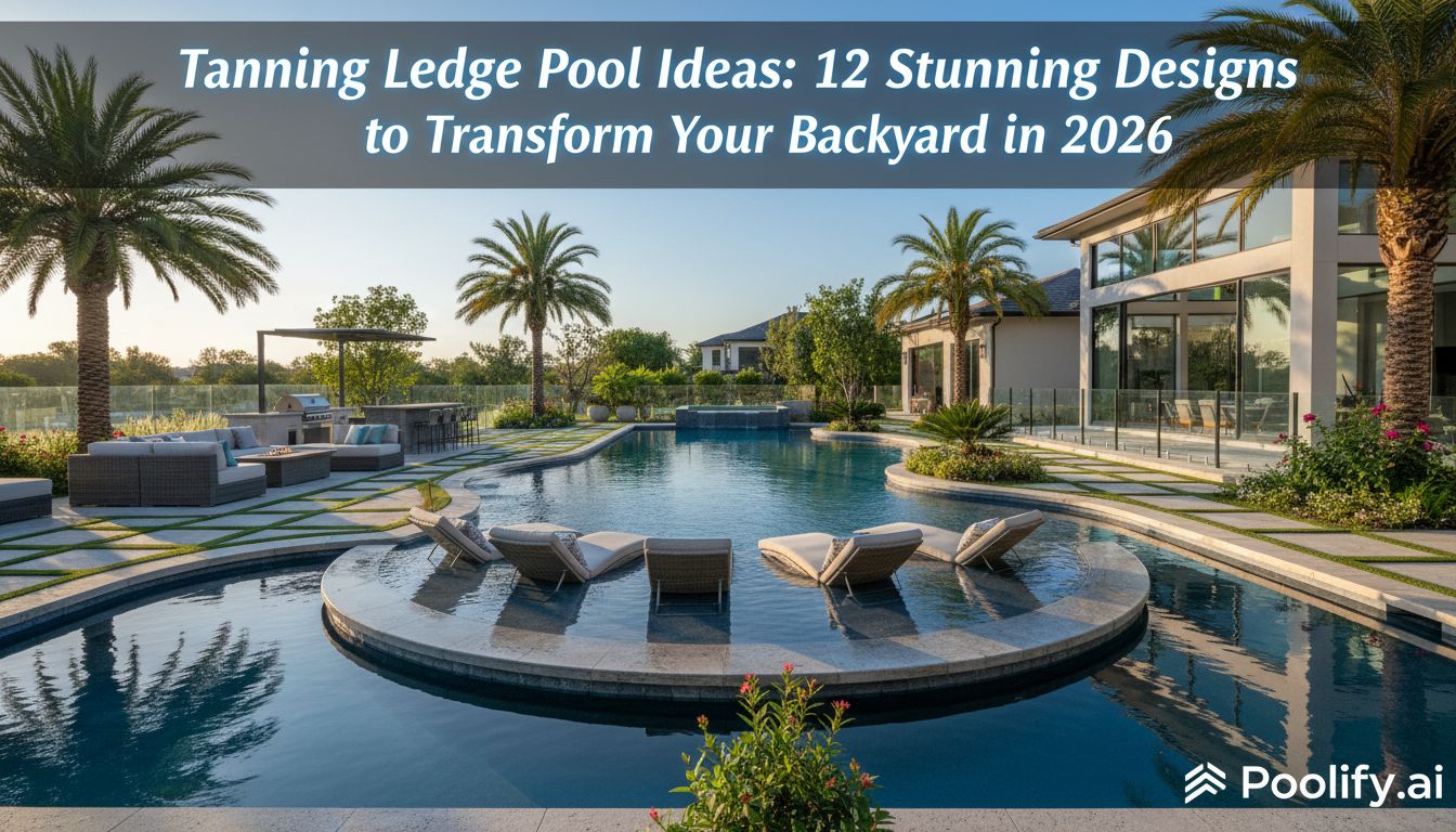 tanning ledge pool ideas