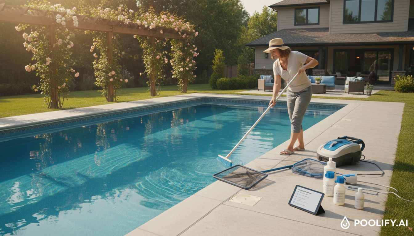 Maintenance Requirements for Vinyl Liner Pools - vinyl liner pool pros and cons