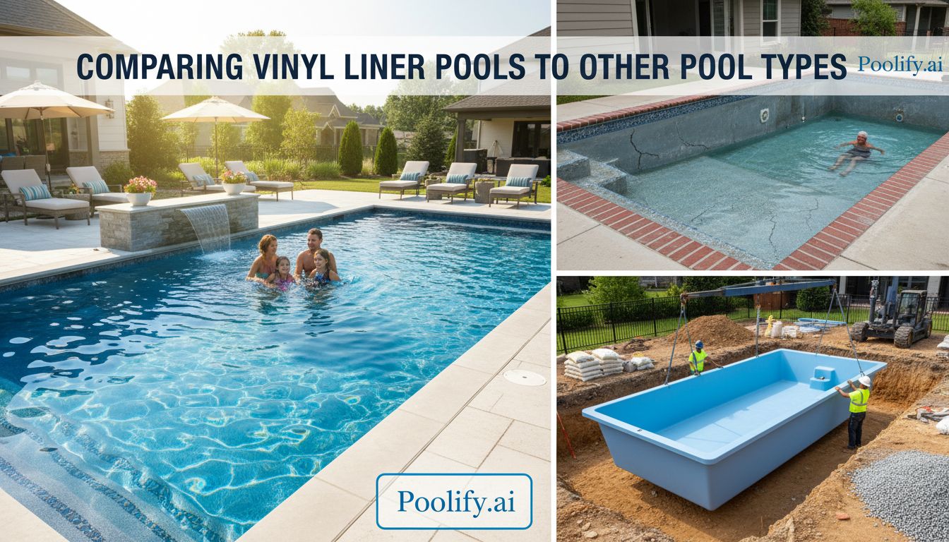 Comparing Vinyl Liner Pools to Other Pool Types - vinyl liner pool pros and cons