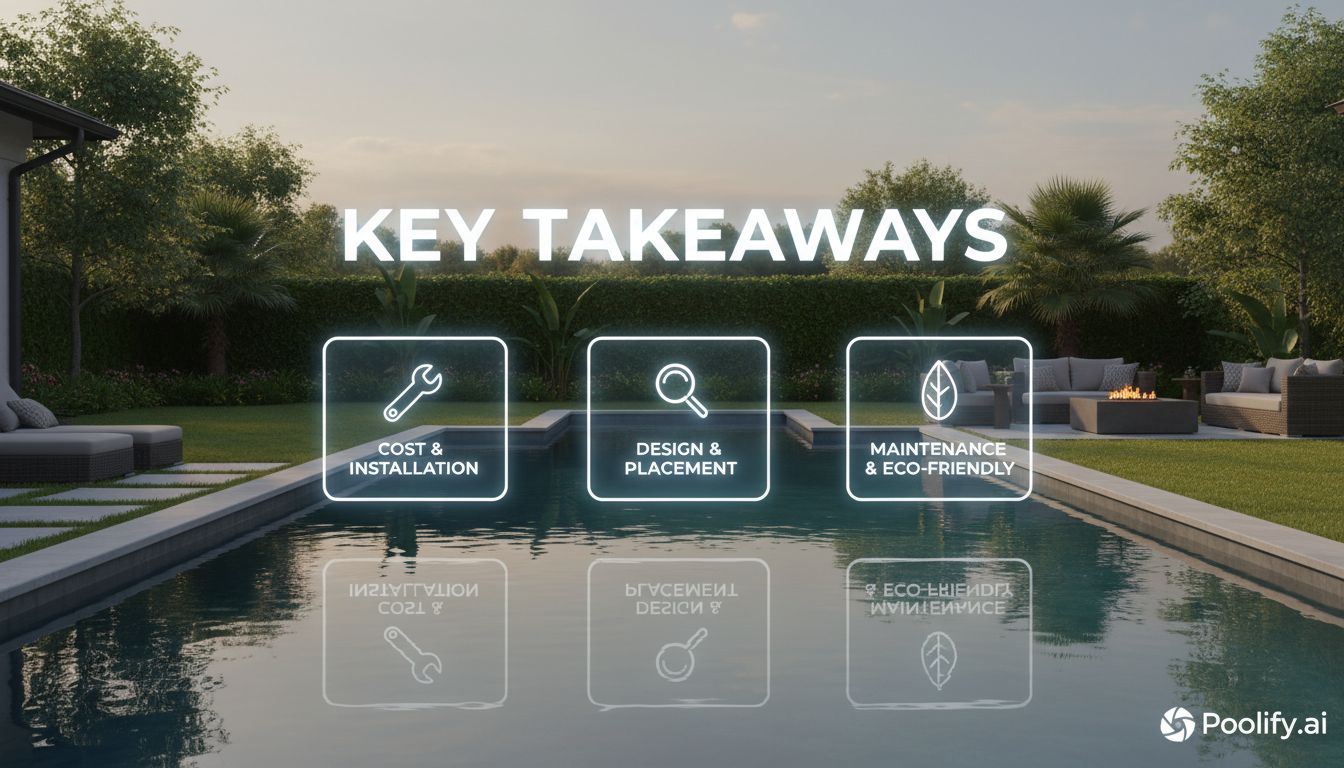 Key Takeaways - visualize pool in yard