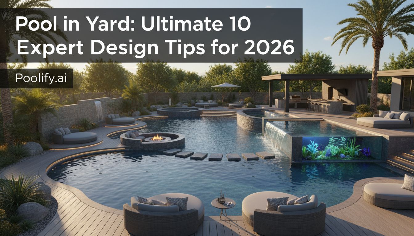 visualize pool in yard