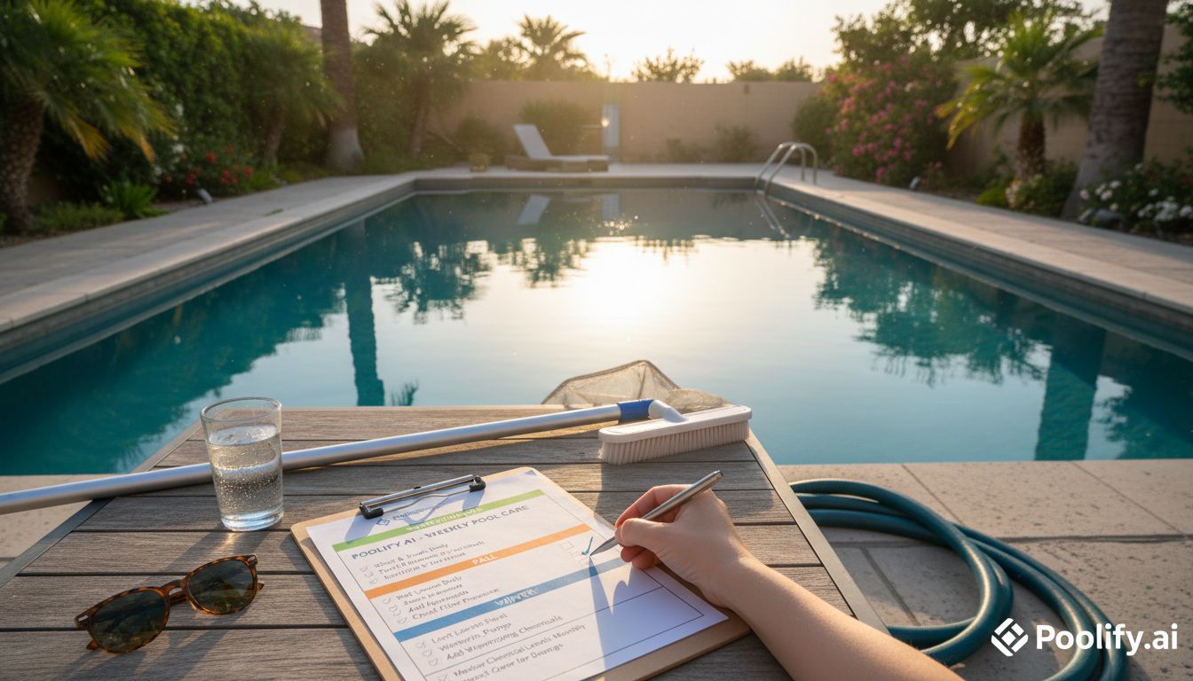 Seasonal Adjustments to Your Weekly Pool Maintenance Checklist - weekly pool maintenance checklist