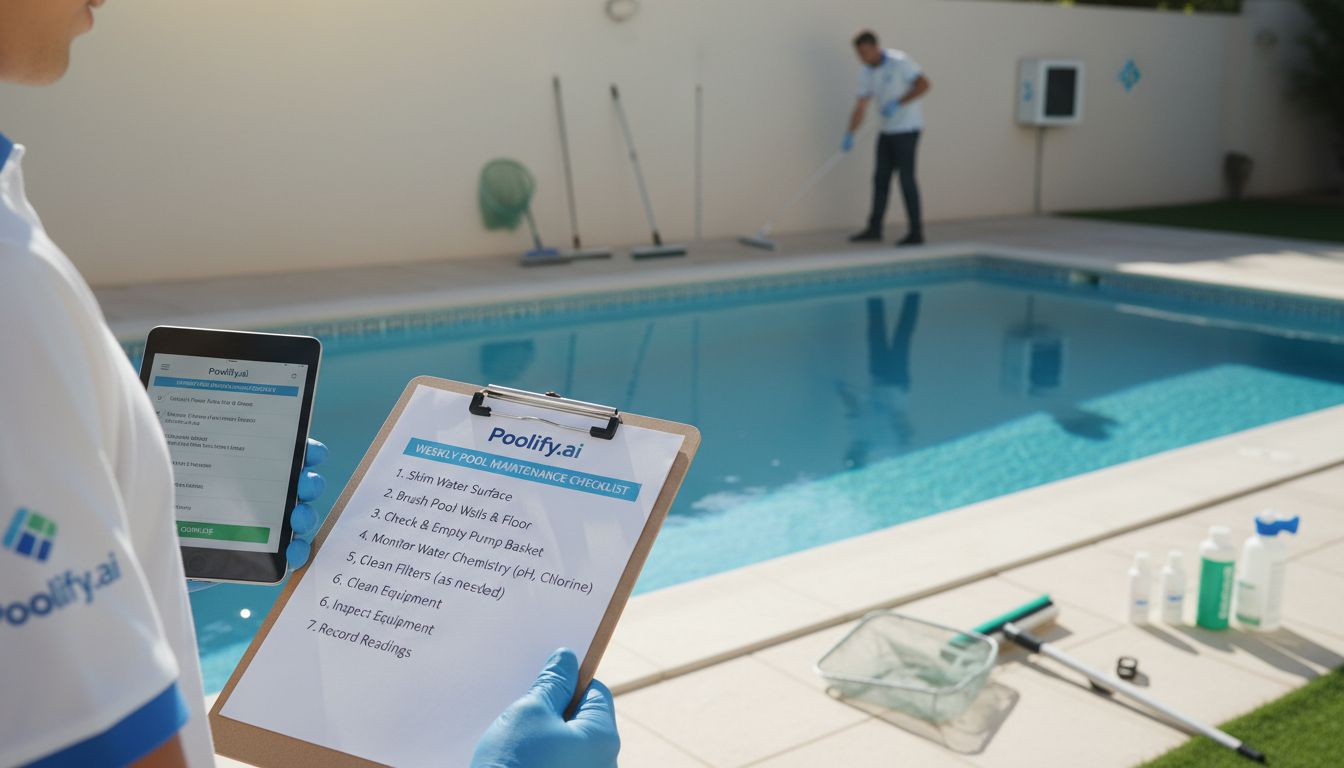 Professional Support and Your Weekly Pool Maintenance Checklist - weekly pool maintenance checklist