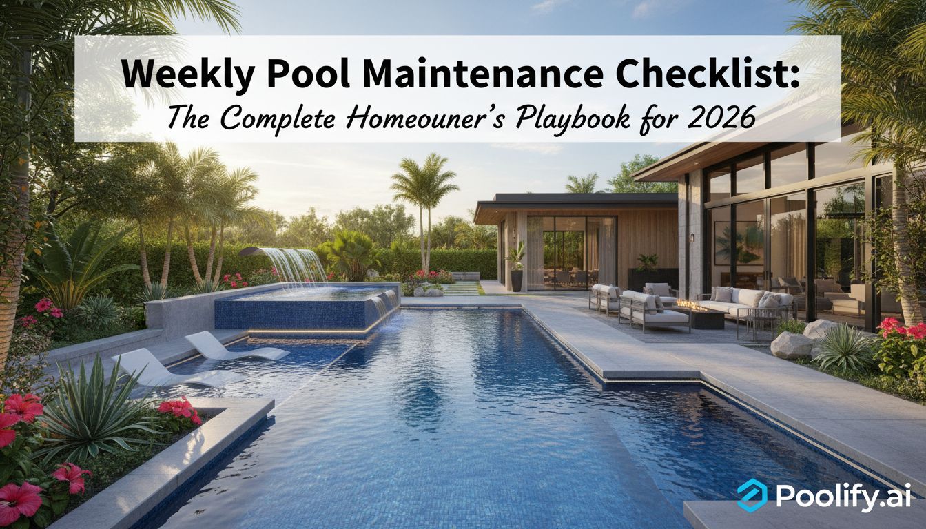 weekly pool maintenance checklist