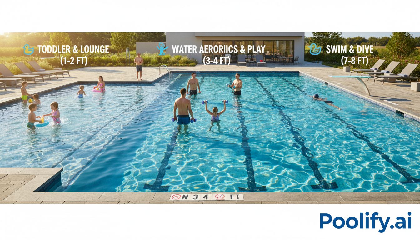 Optimal Depth Ranges for Different Pool Activities - what is a good pool depth