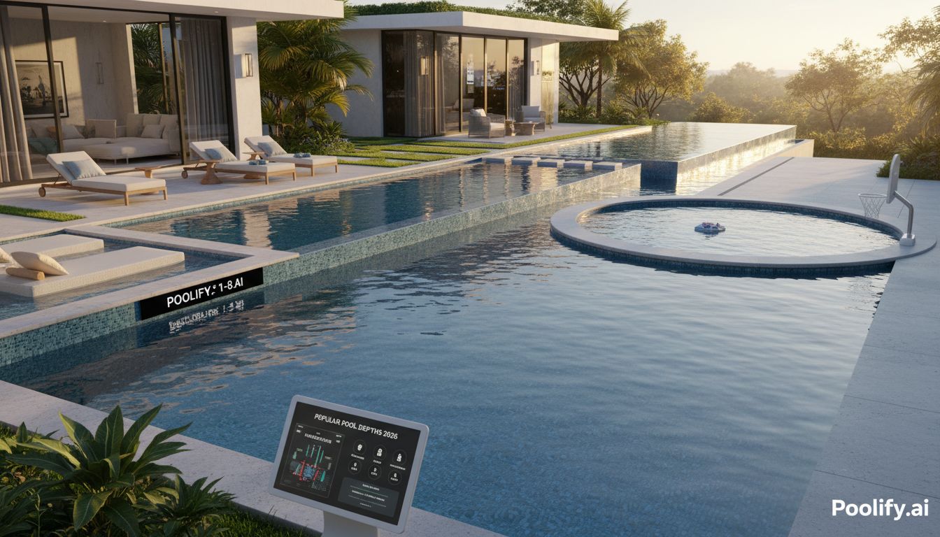 Popular Pool Depth Configurations in 2026 - what is a good pool depth