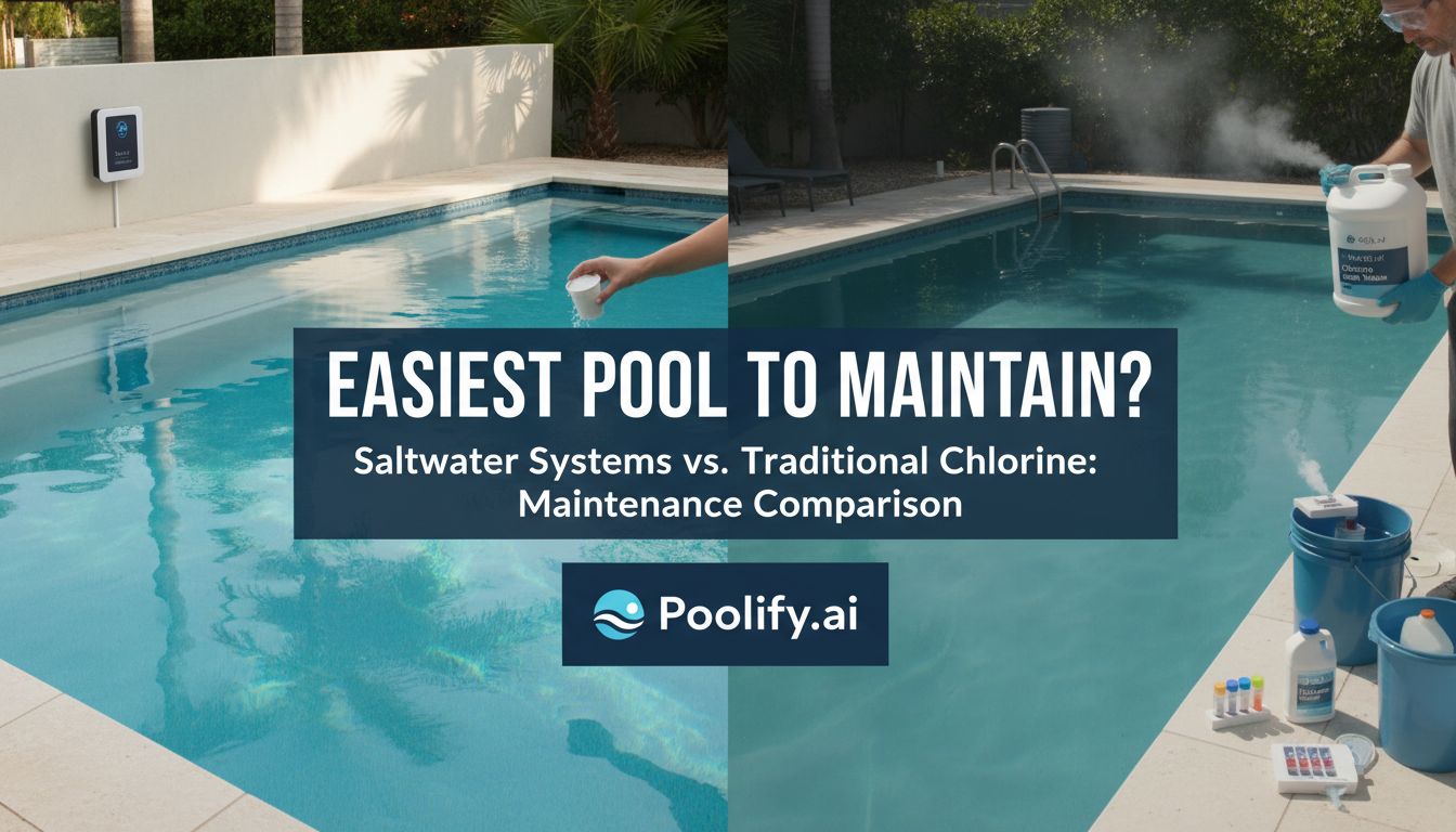 Saltwater Systems vs. Traditional Chlorine: Maintenance Comparison - what is the easiest pool to maintain