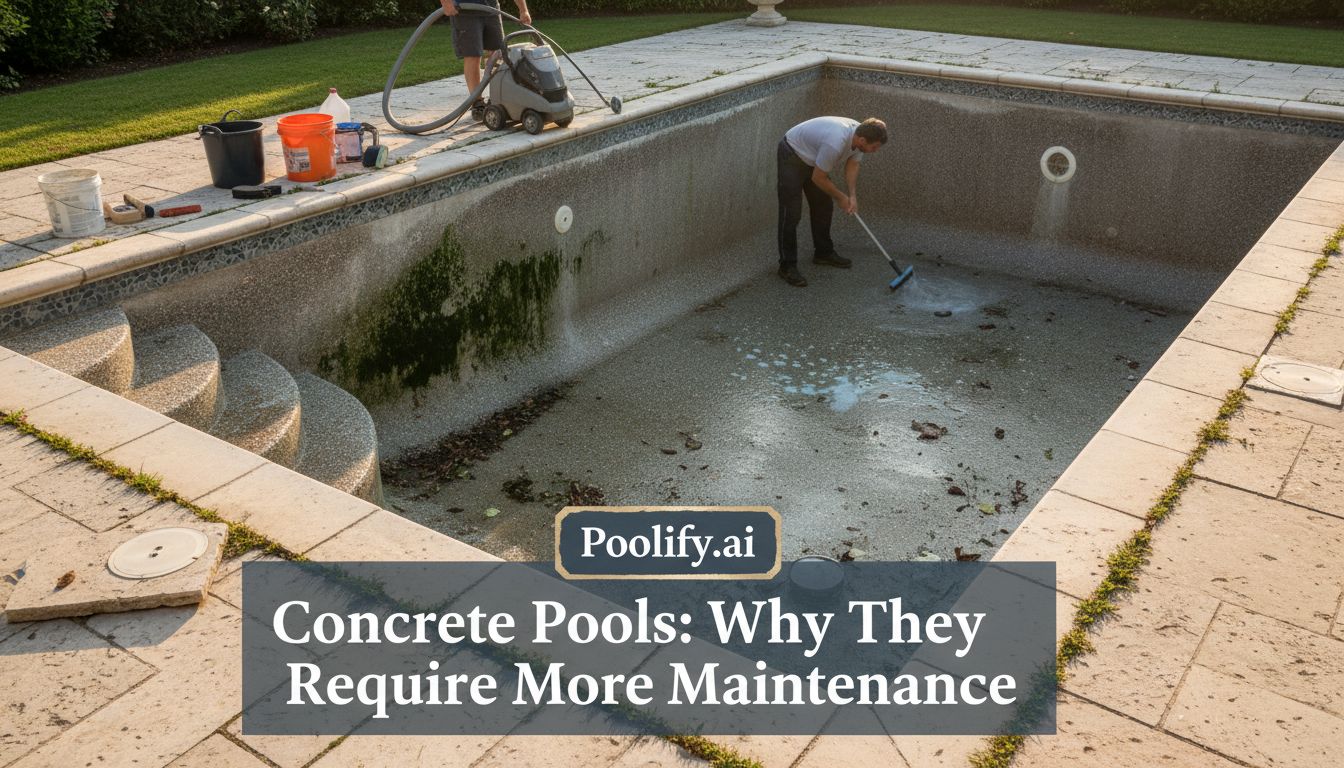 Concrete Pools: Why They Require More Maintenance - what is the easiest pool to maintain