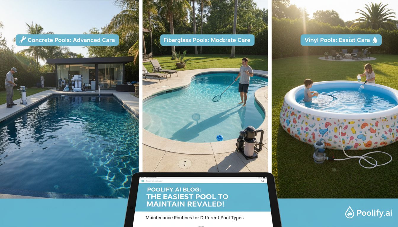 Maintenance Routines for Different Pool Types - what is the easiest pool to maintain