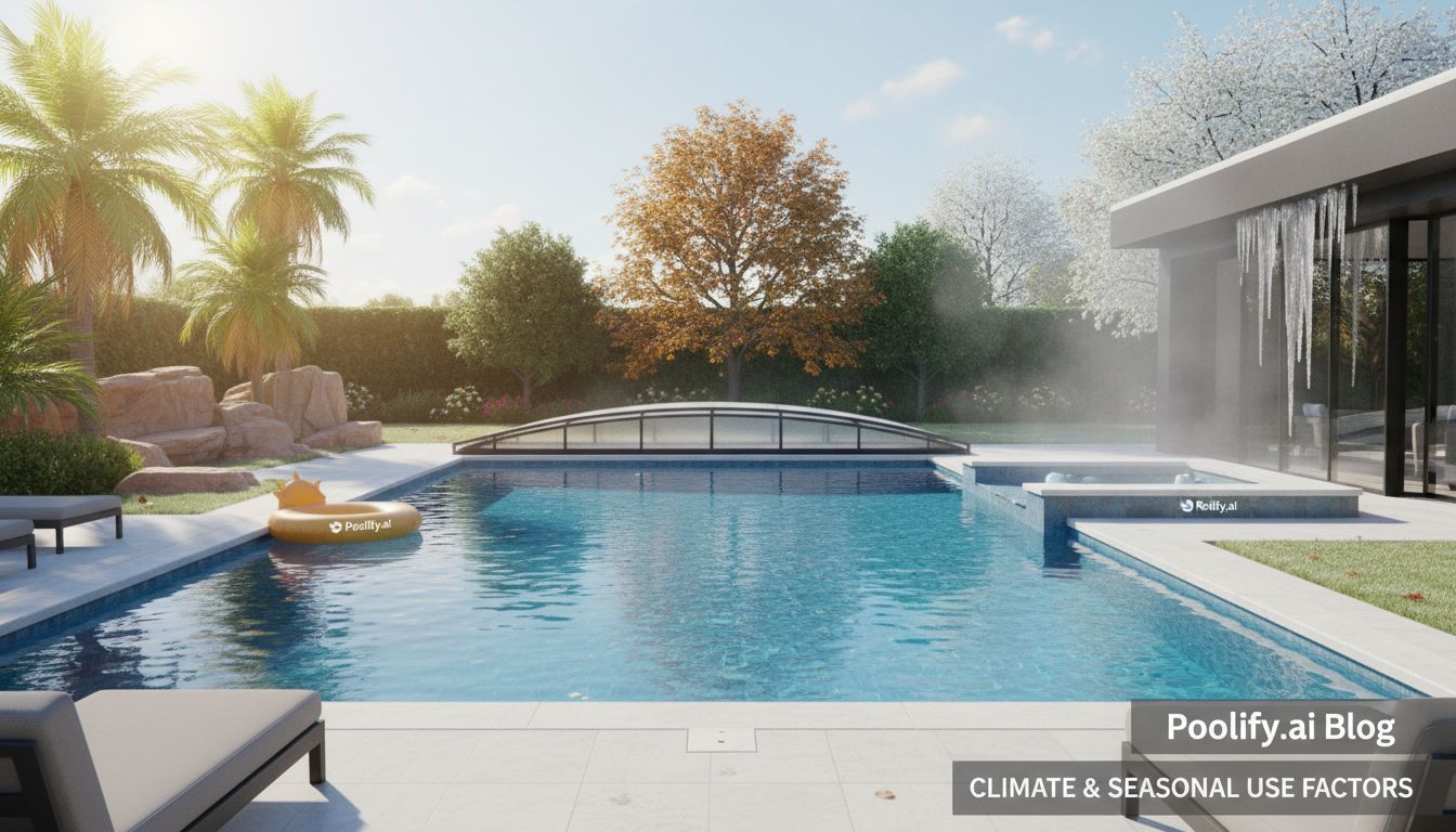 Climate and Seasonal Use Factors - what size pool do i need