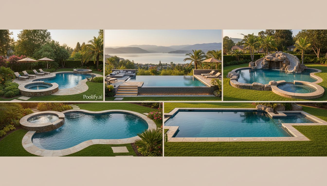 Shape and Configuration Options for Family Pools - what size pool for family of 4